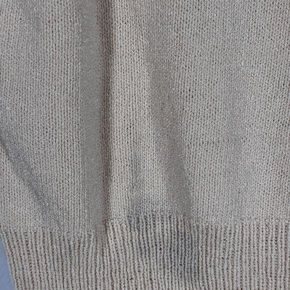 Vintage 1980s Cottage Core Sweater Pale Pink Green Floral Embroidery AS IS - Picture 15 of 15